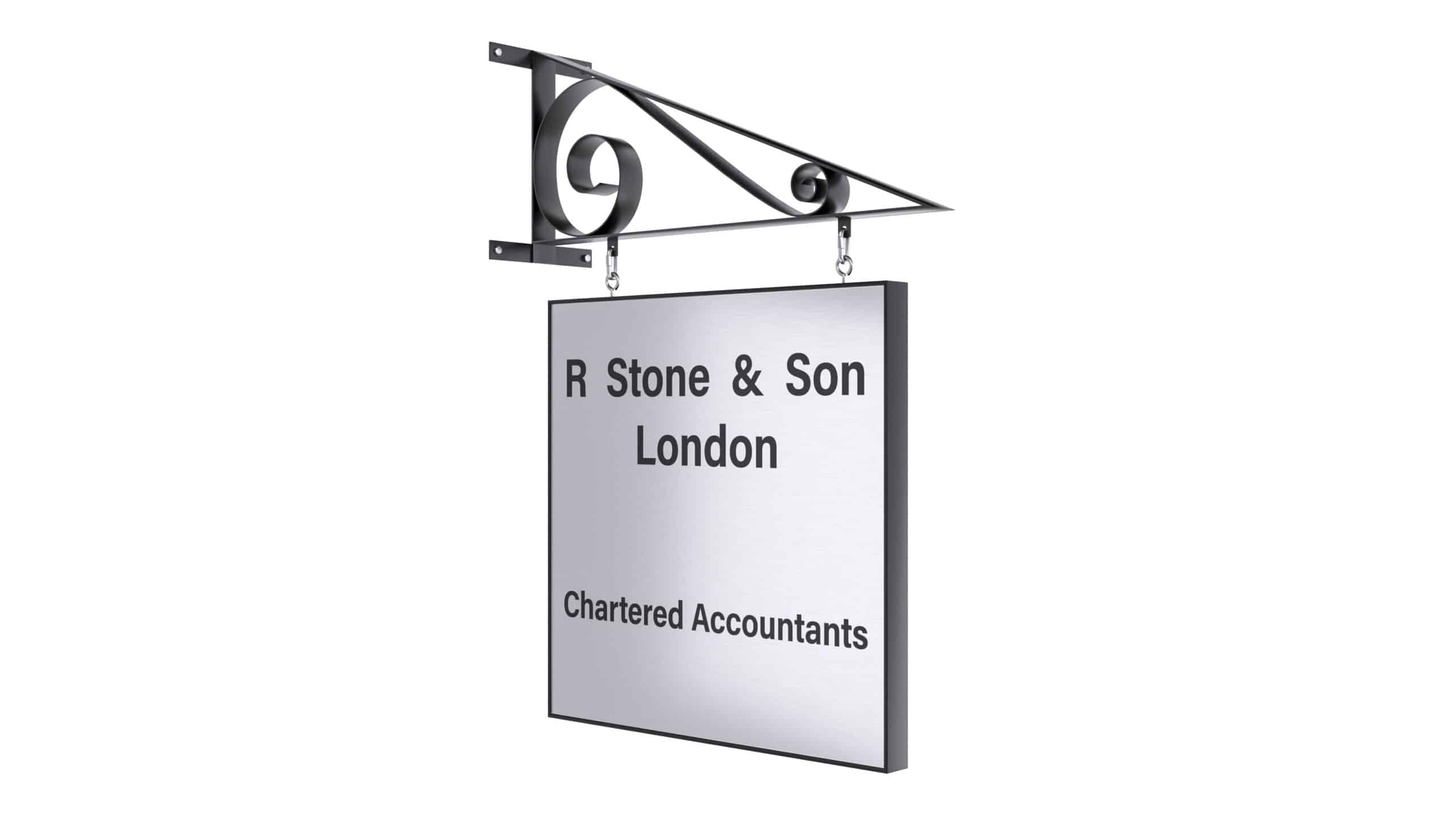 Hanging Signs 80 System Straight Or Wrought Iron Bracket